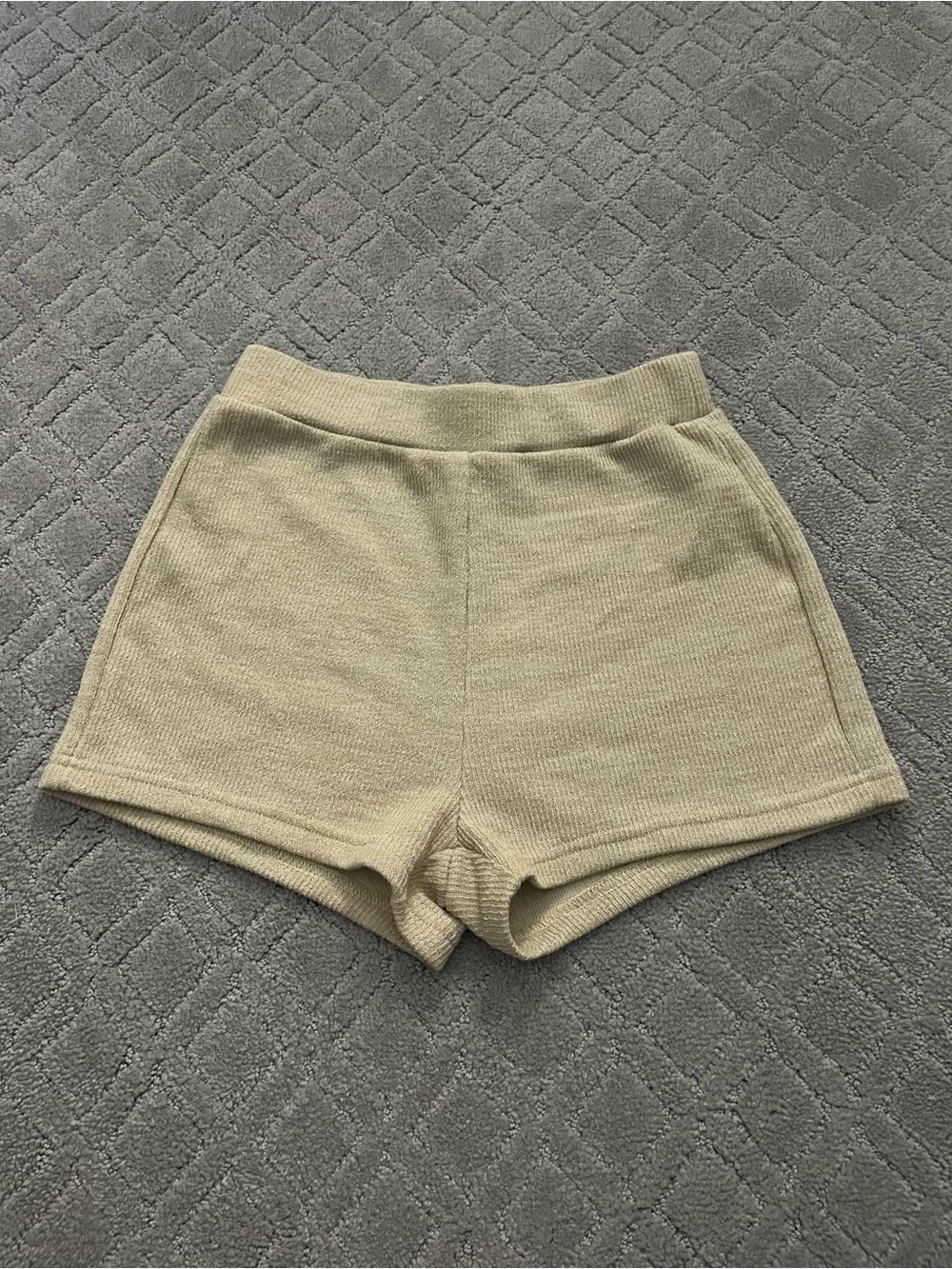 Knit Ribbed Shorts